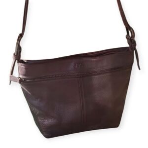 SAS Dark Brown Leather Bag